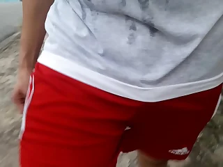 Gato atleticano voltando da academia&period;